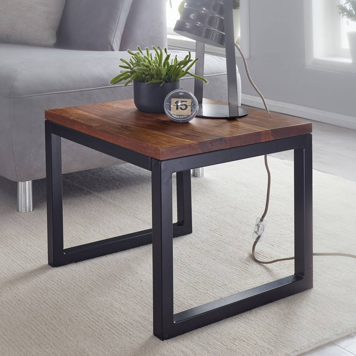 Beistelltisch rosenholz Holz B/H/T: ca. 45x40x45 cm