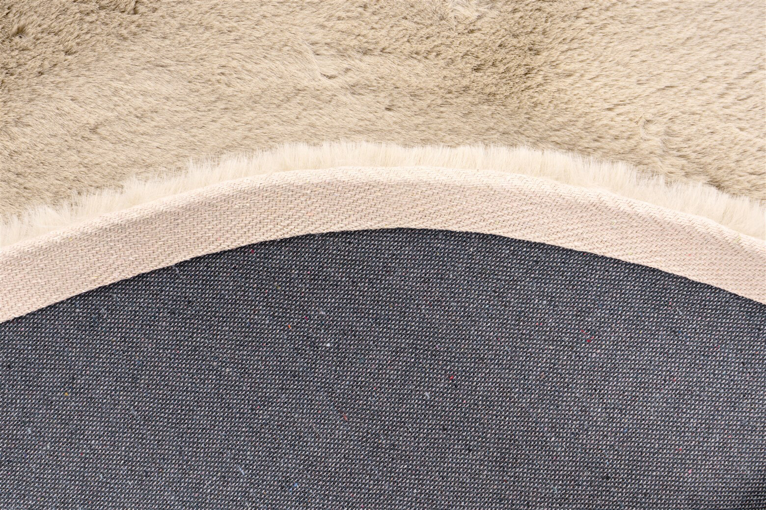 Padiro Hochflorteppich Rabbit Light 525 elfenbein B/H/L: ca. 160x3,6x160 cm