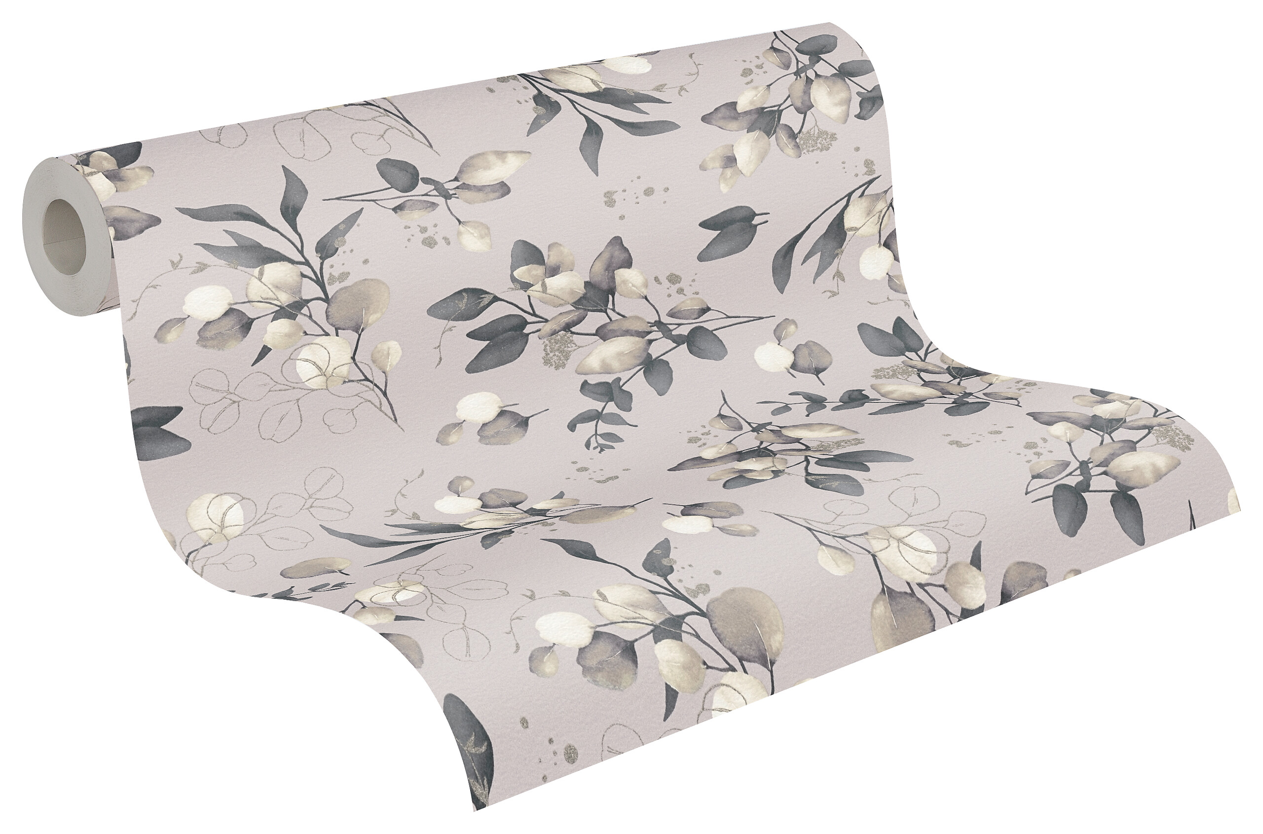 A.S.Creation Vliestapete creme schwarz beige B/H/D: ca. 53x1005x7,6 cm