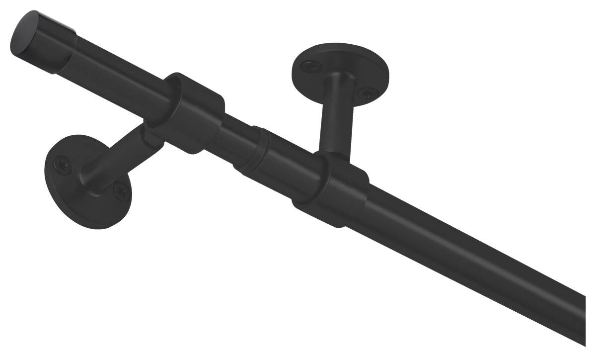 ondeco Stilgarnituren schwarz Metall L: ca. 280 cm ausziehbar von ca. 160 bis 280 cm 1.0 Läufe