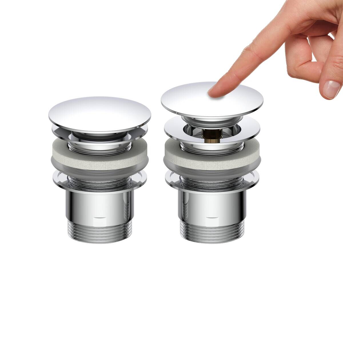 Sanitärinstallation Chrom