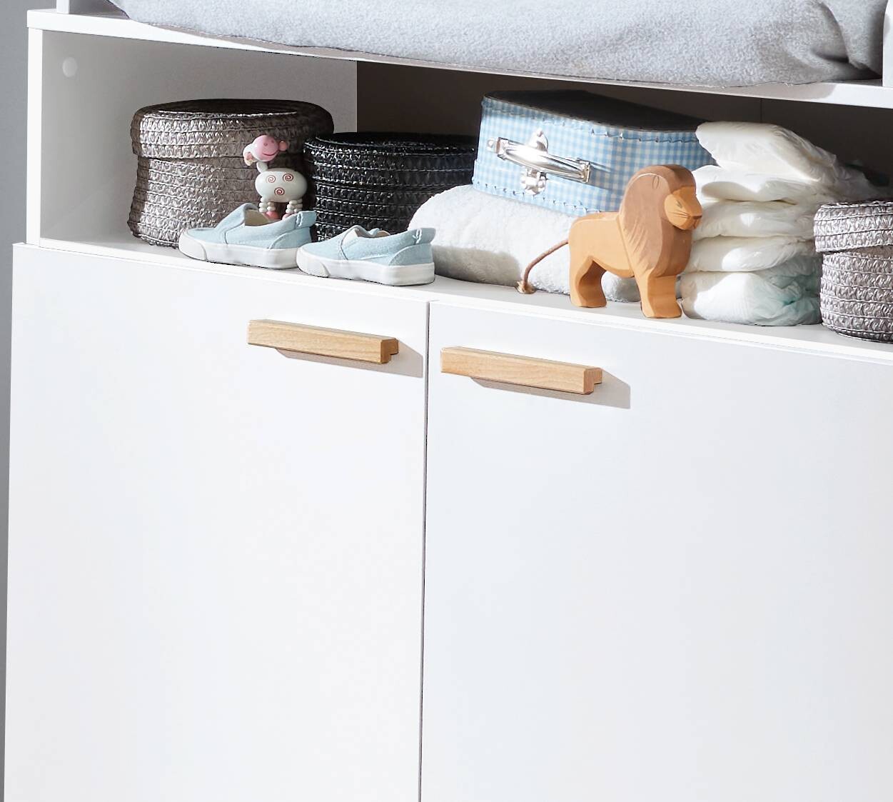 Wickelkommode Mats weiß B/H/T: ca. 96x105x78 cm