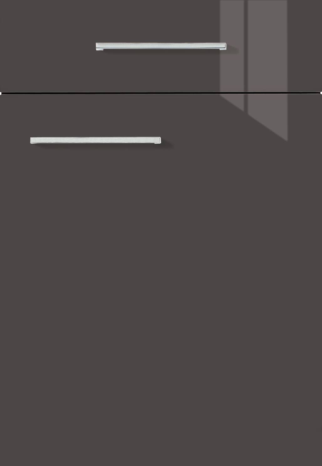 Impuls Küchenblock IP4050 rot Hochglanz weiß Hochglanz B/T: ca. 310x60 cm