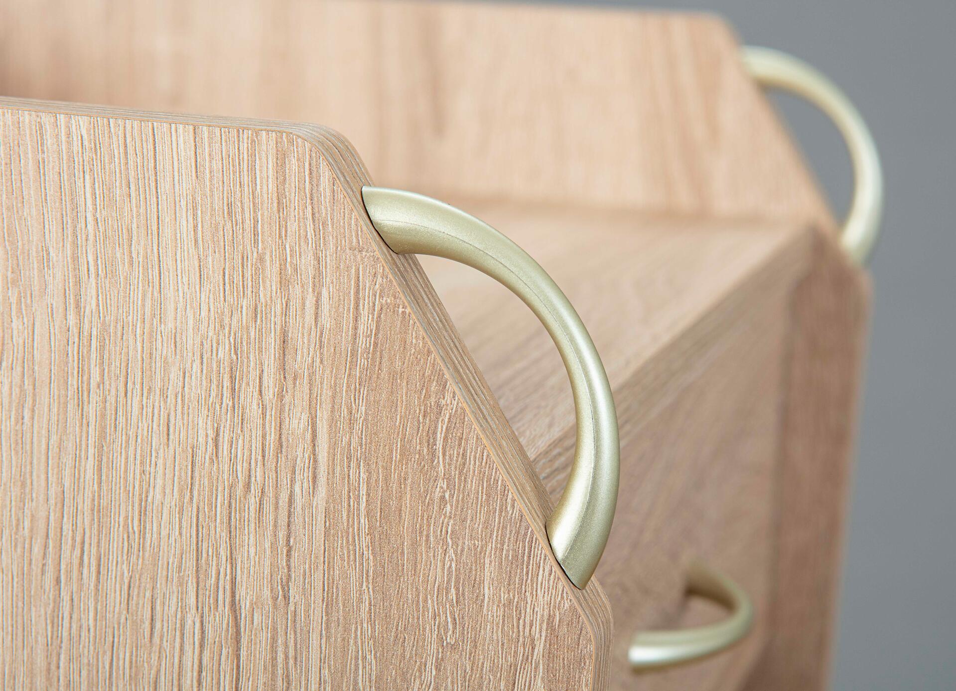 Rollcontainer Novi Eiche Sonoma Nachbildung B/H/T: ca. 40x65x36 cm