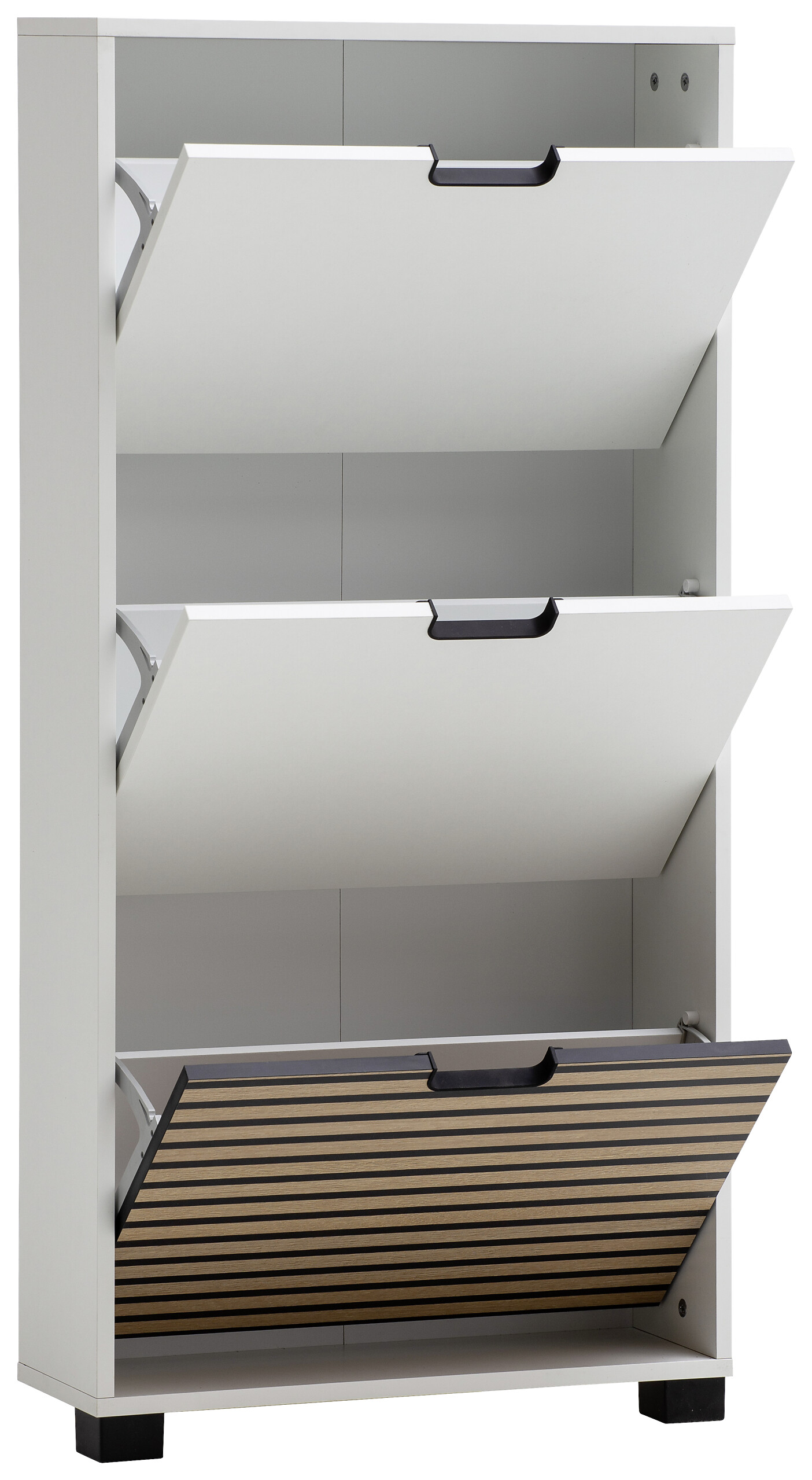 Schuhkipper Ryker weiß matt B/H/T: ca. 59,8x124x19,5 cm Schuhkipper Ryker weiß matt B/H/T: ca. 59,8x124x19,5 cm