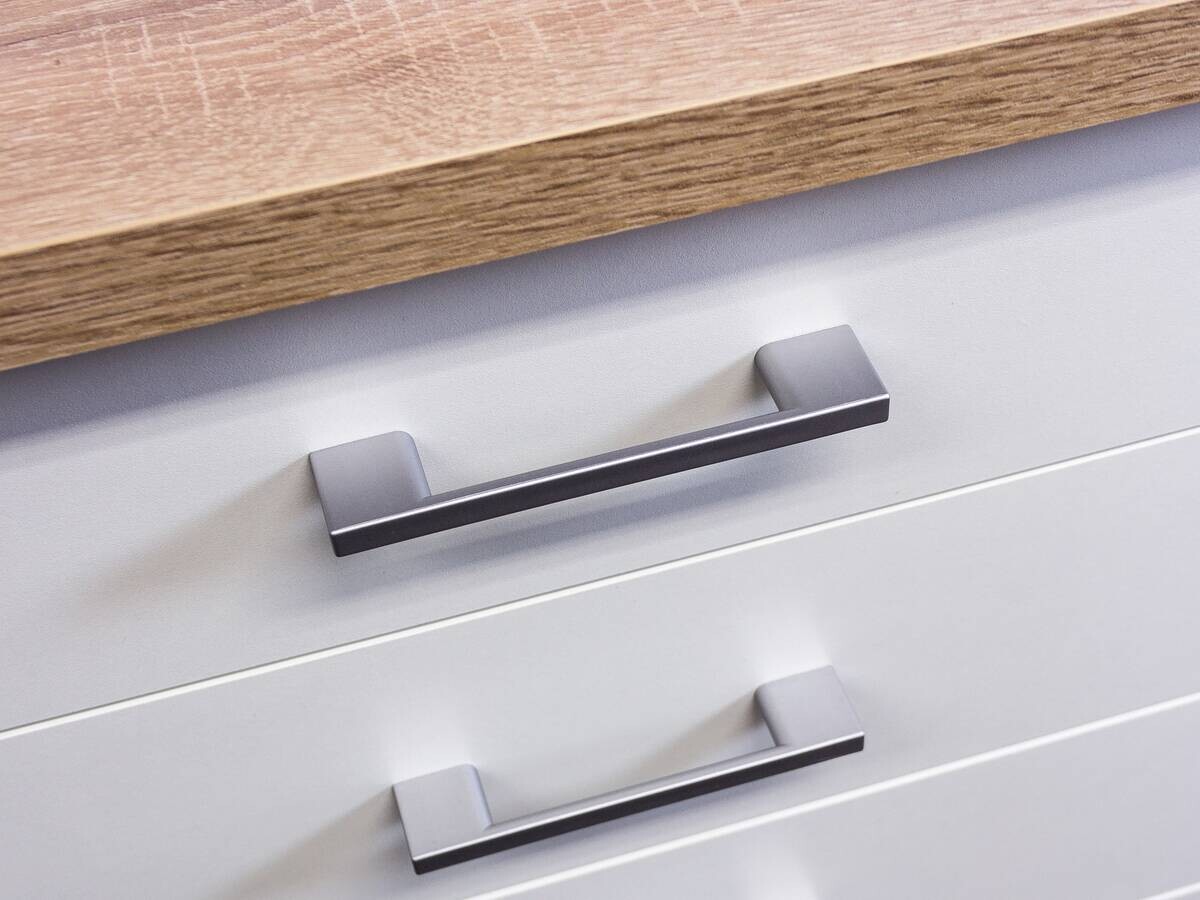 Unterschrank Samoa weiß Eiche Nachbildung B/H/T: ca. 60x85x60 cm