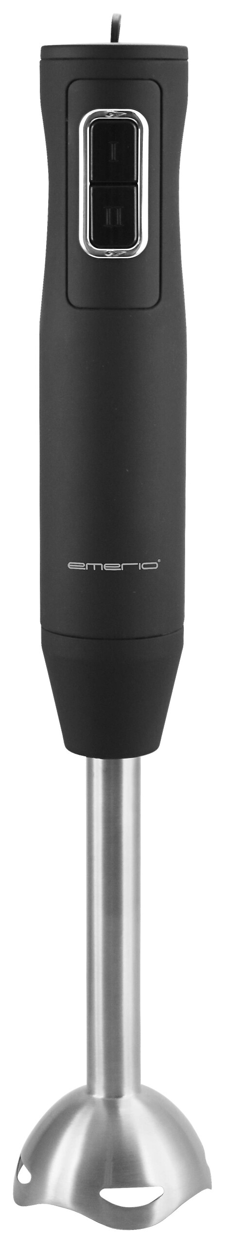 Emerio Stabmixer HB-111446.5 silber schwarz Edelstahl Kunststoff B/H/L: ca. 7x37,8x10 cm Emerio Stabmixer HB-111446.5 silber schwarz Edelstahl Kunststoff B/H/L: ca. 7x37,8x10 cm