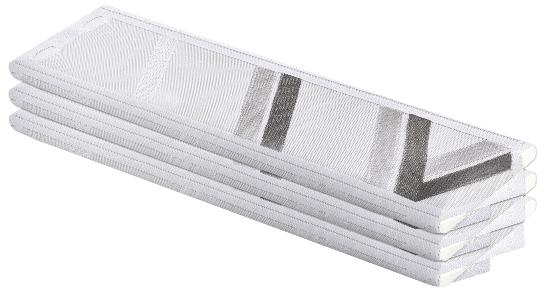 Scheibengardinen-Meterware weiß H: ca. 60 cm