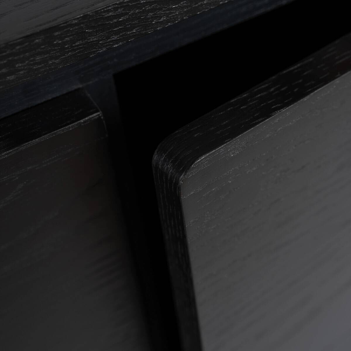 Kommode ALBERI schwarz B/H/T: ca. 160x76x40 cm