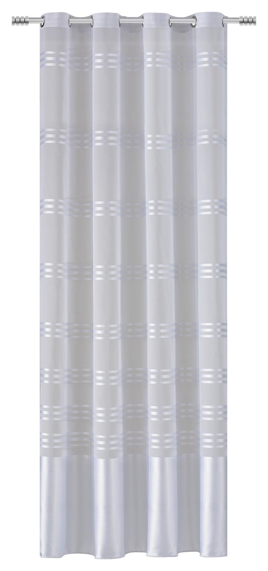POCOline Ösenvorhang Chicago weiß B/L: ca. 150x245 cm
