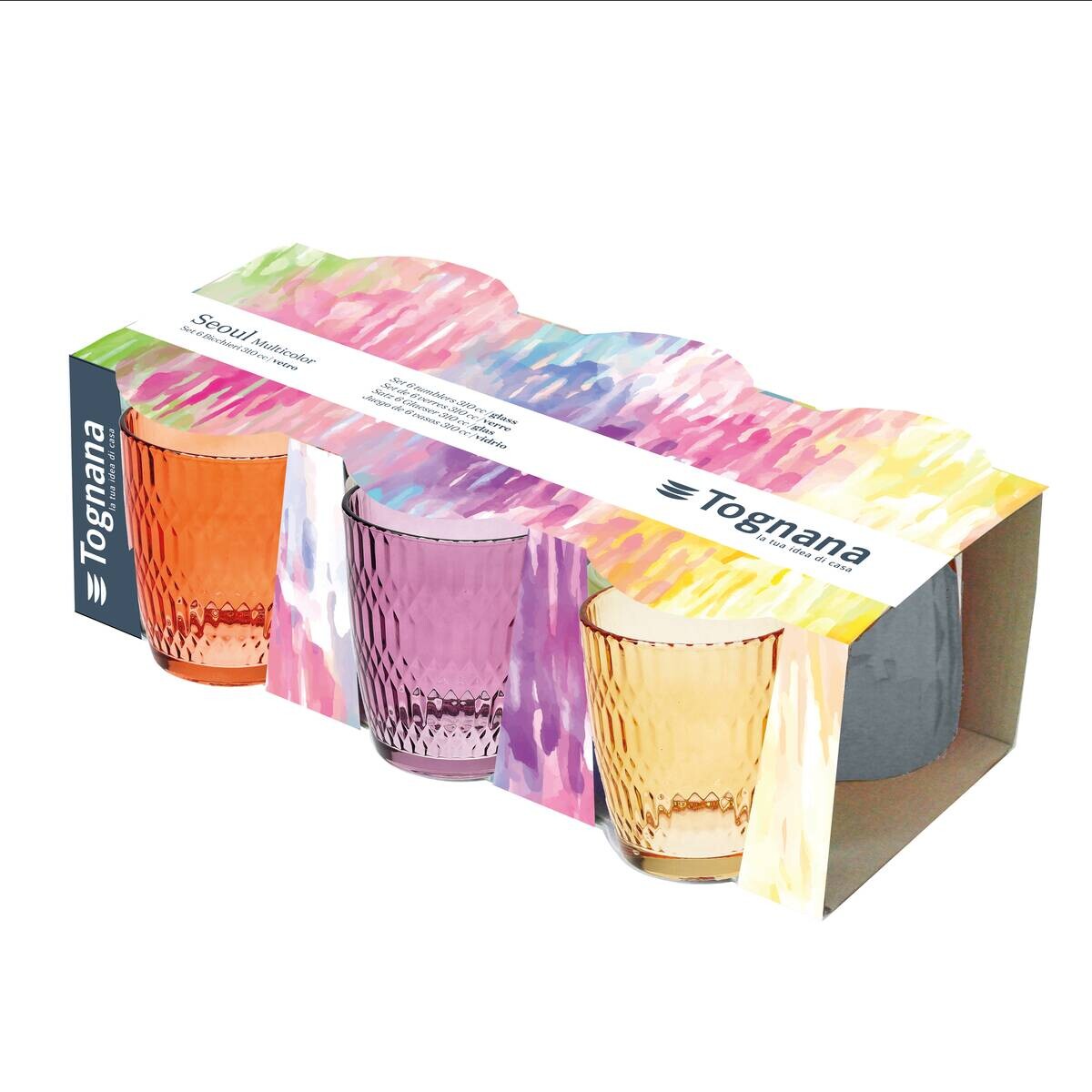 TOGNANA Gläserset SEOUL mehrfarbig