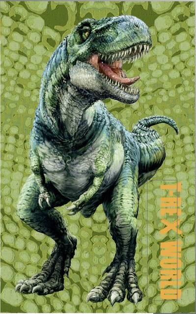 T-Rex World Kinderteppich grün B/L: ca. 100x160 cm