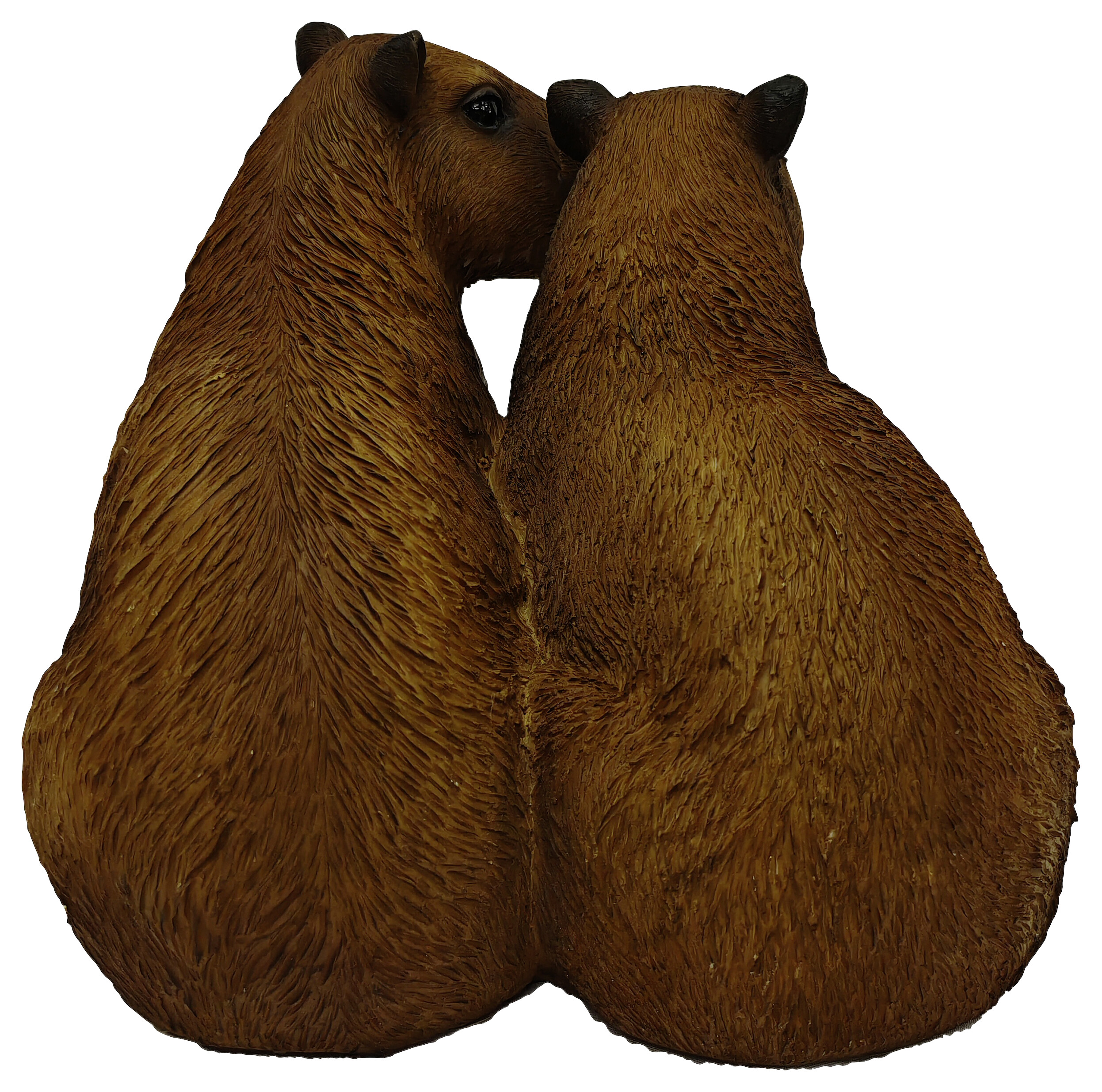 Dekorationsartikel braun Polyresin B/H/L: ca. 14x13x16 cm