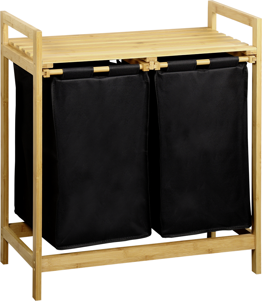 Kesper Wäschesammler natur Polyester B/H/L: ca. 33x73x64 cm