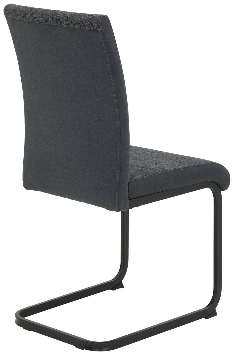 Stuhl 2er Set LINN anthrazit Webstoff B/H/T: ca. 43x92x52 cm