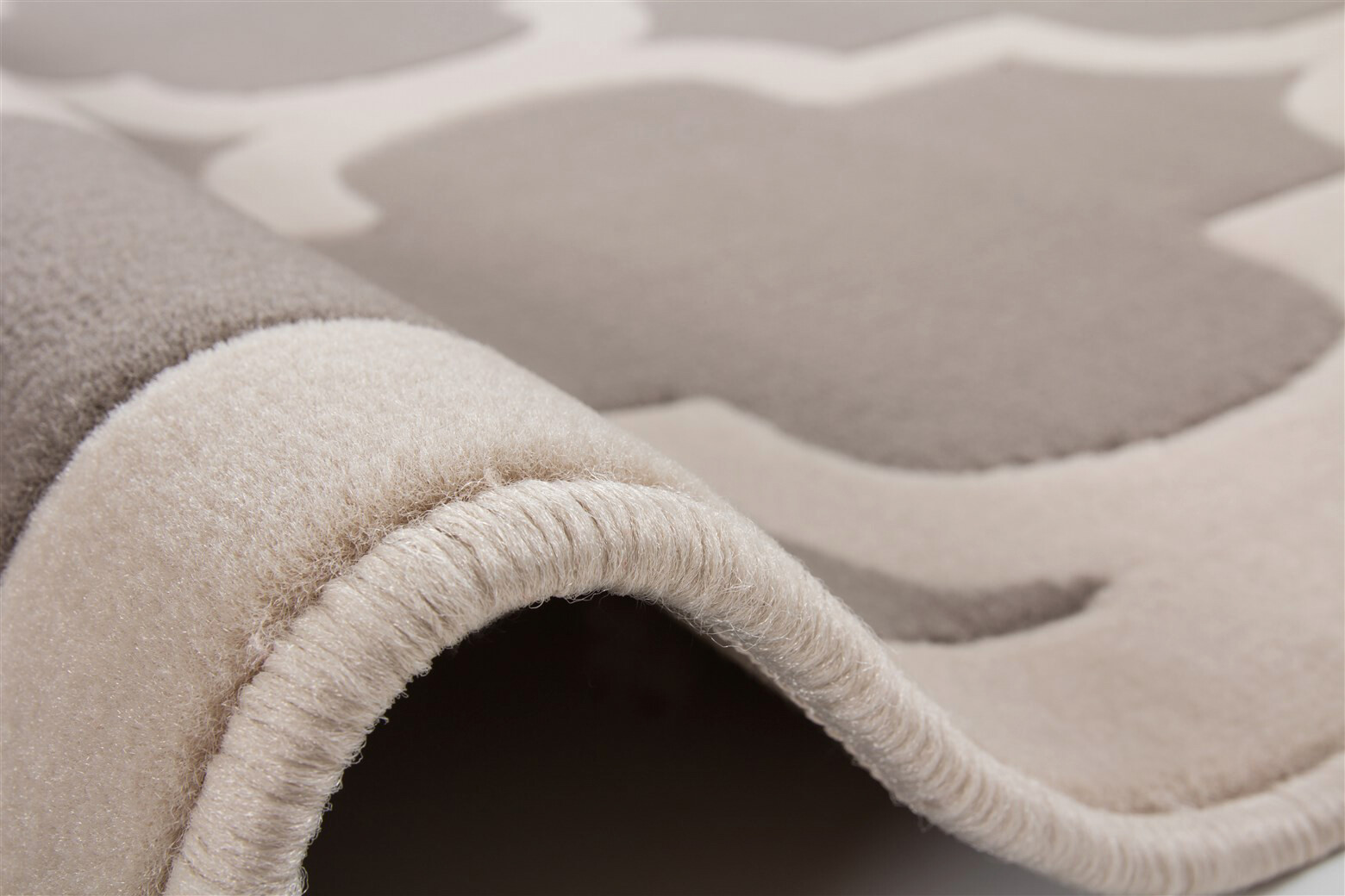 Kayoom Kurzflorteppich Manolya 2097 taupe B/L: ca. 80x150 cm