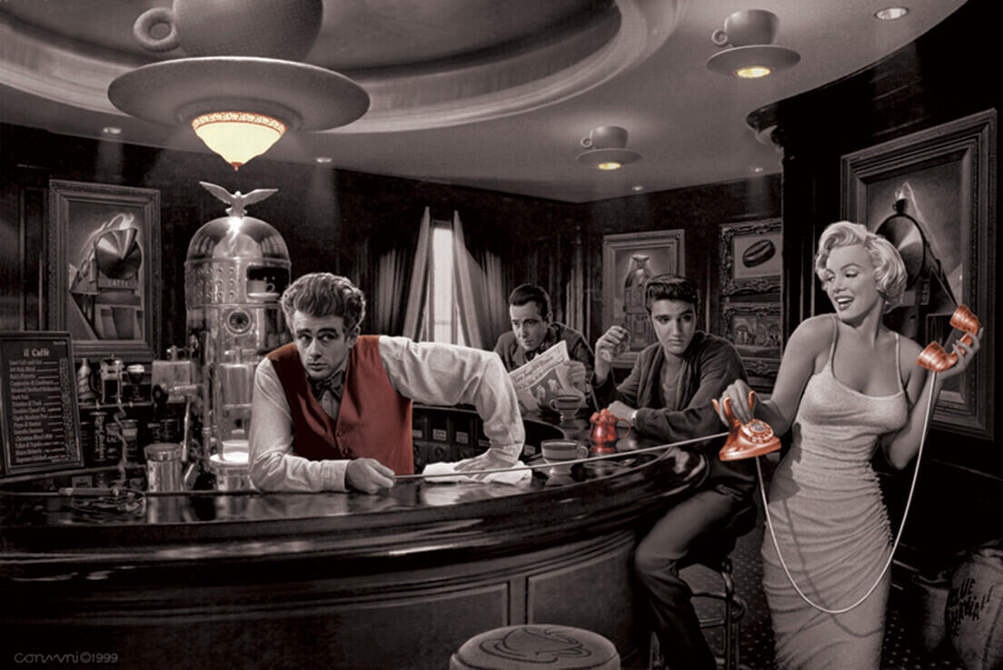 The Wall Wandbild James Dean B/L: ca. 58x90 cm