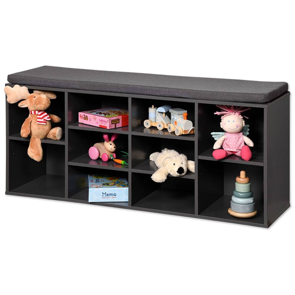 Kesper Schuhregal grau Spanplatte B/H/T: ca. 103,5x48x29,5 cm