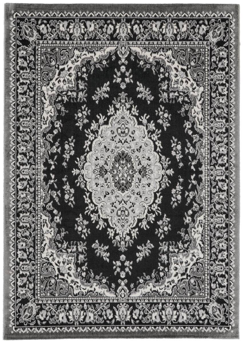 Webteppich Manila schwarz B/L: ca. 200x280 cm