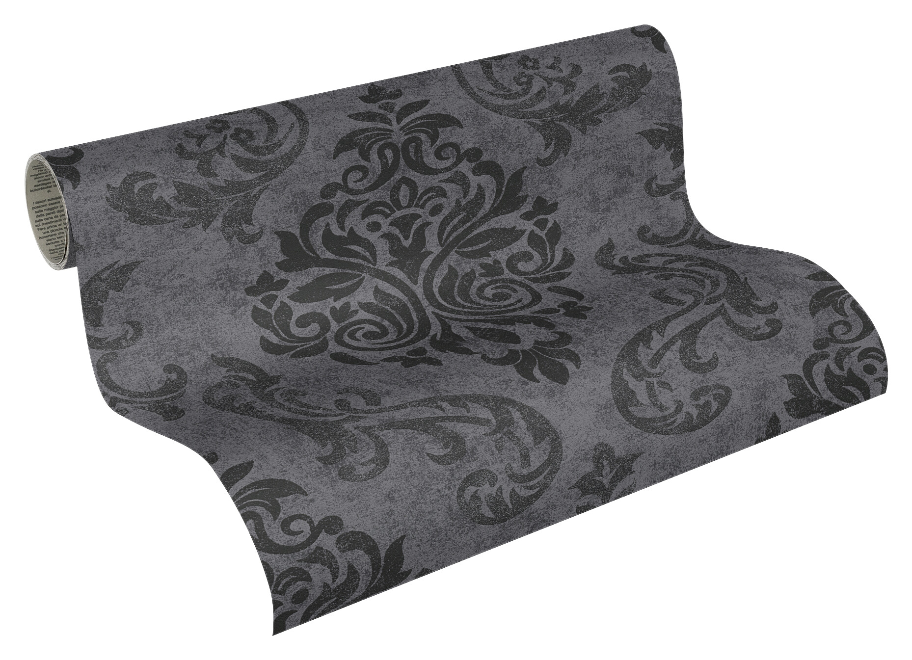 A.S.Creation Tapete schwarz grau B/H/D: ca. 52x250x7,5 cm