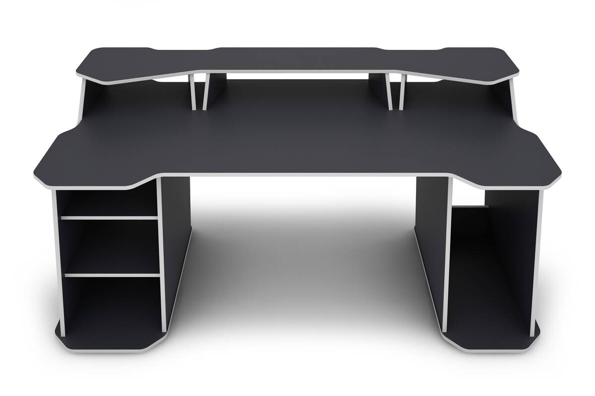 Schreibtisch MATRIX anthrazit weiß B/H/T: ca. 180x76,96x85 cm