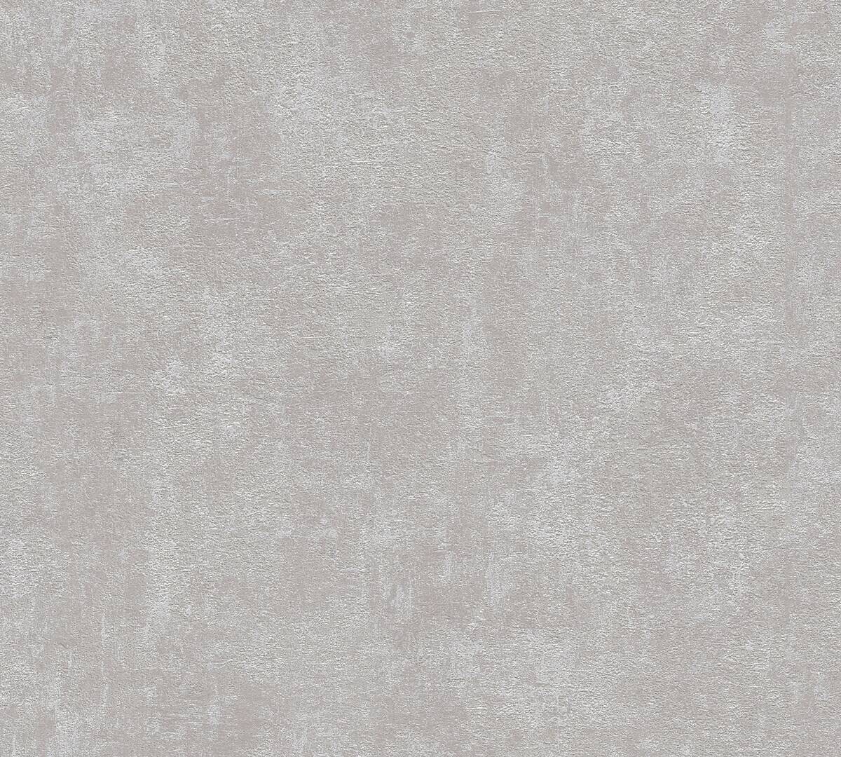 A.S.Creation Vliestapete Elements Uni grau B/L: ca. 53x1005 cm