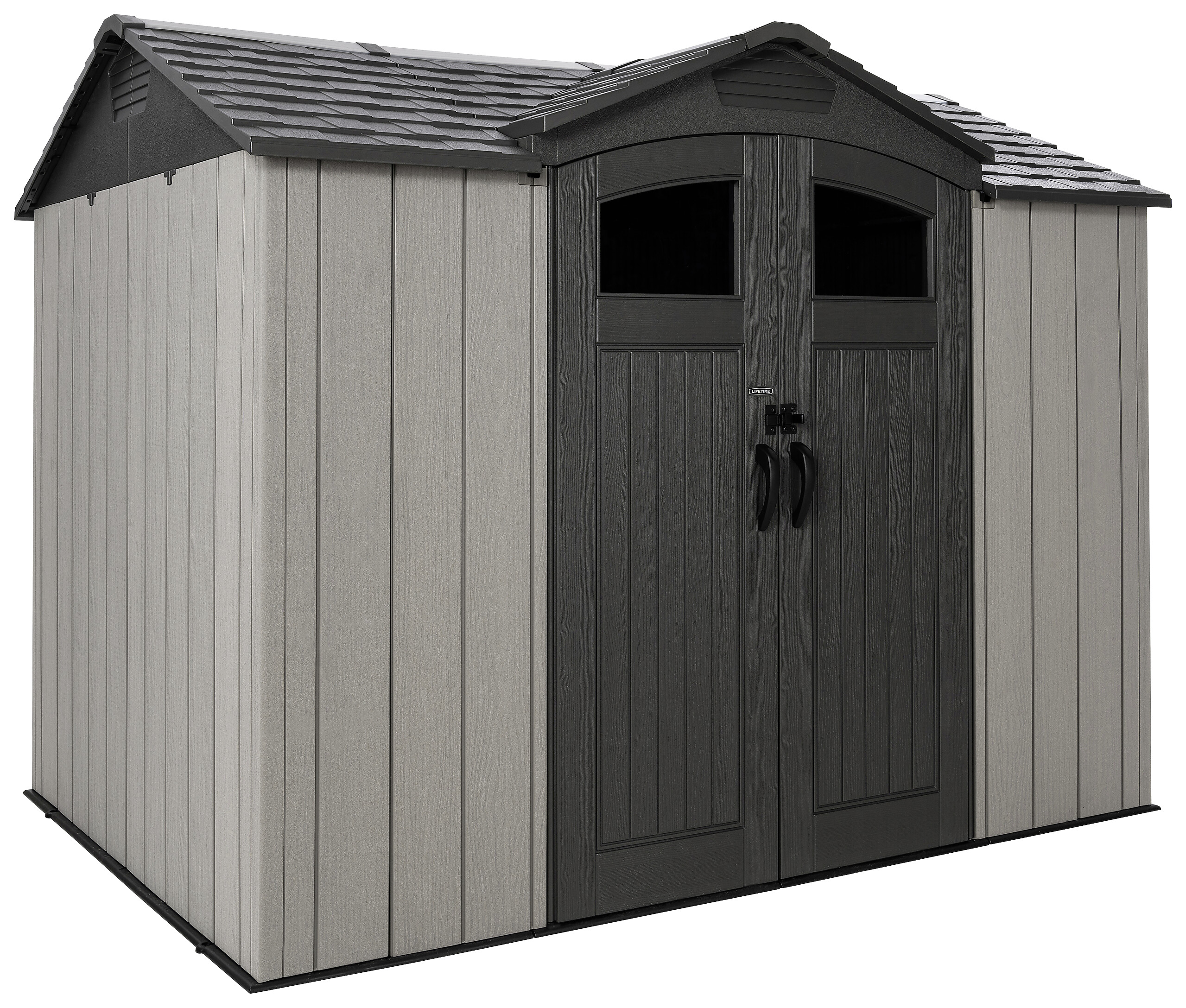 Lifetime Gerätehaus Ohio grau B/H/L: ca. 283,5x264,4x214,1 cm