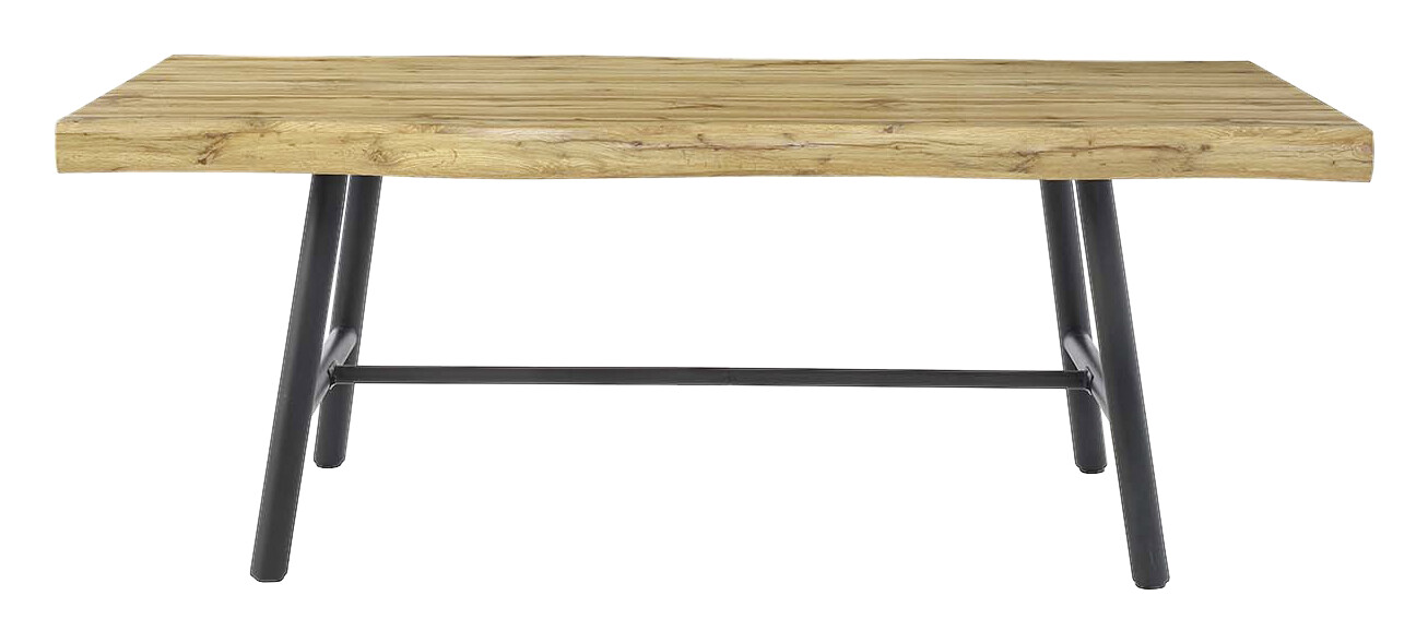 Esstisch  natur schwarz B/H/T: ca. 200x76x100 cm