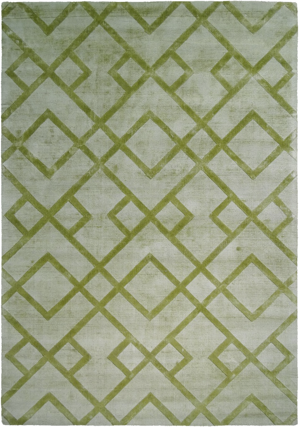 Kayoom Kurzflorteppich Luxury 310 elegant grün B/H/L: ca. 200x0,8x290 cm