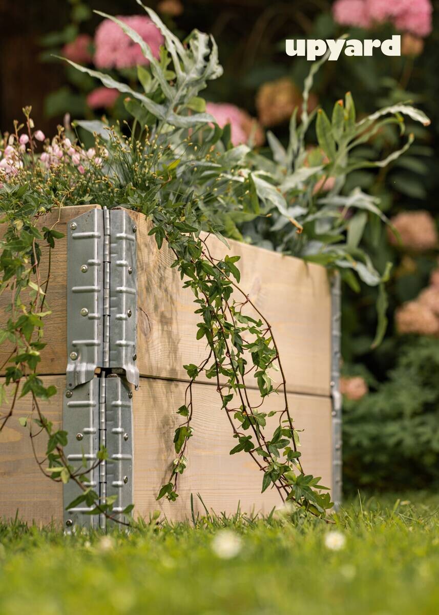 UPYARD Hochbeet INDUSTRIAL grau Holz B/L: ca. 80x120 cm