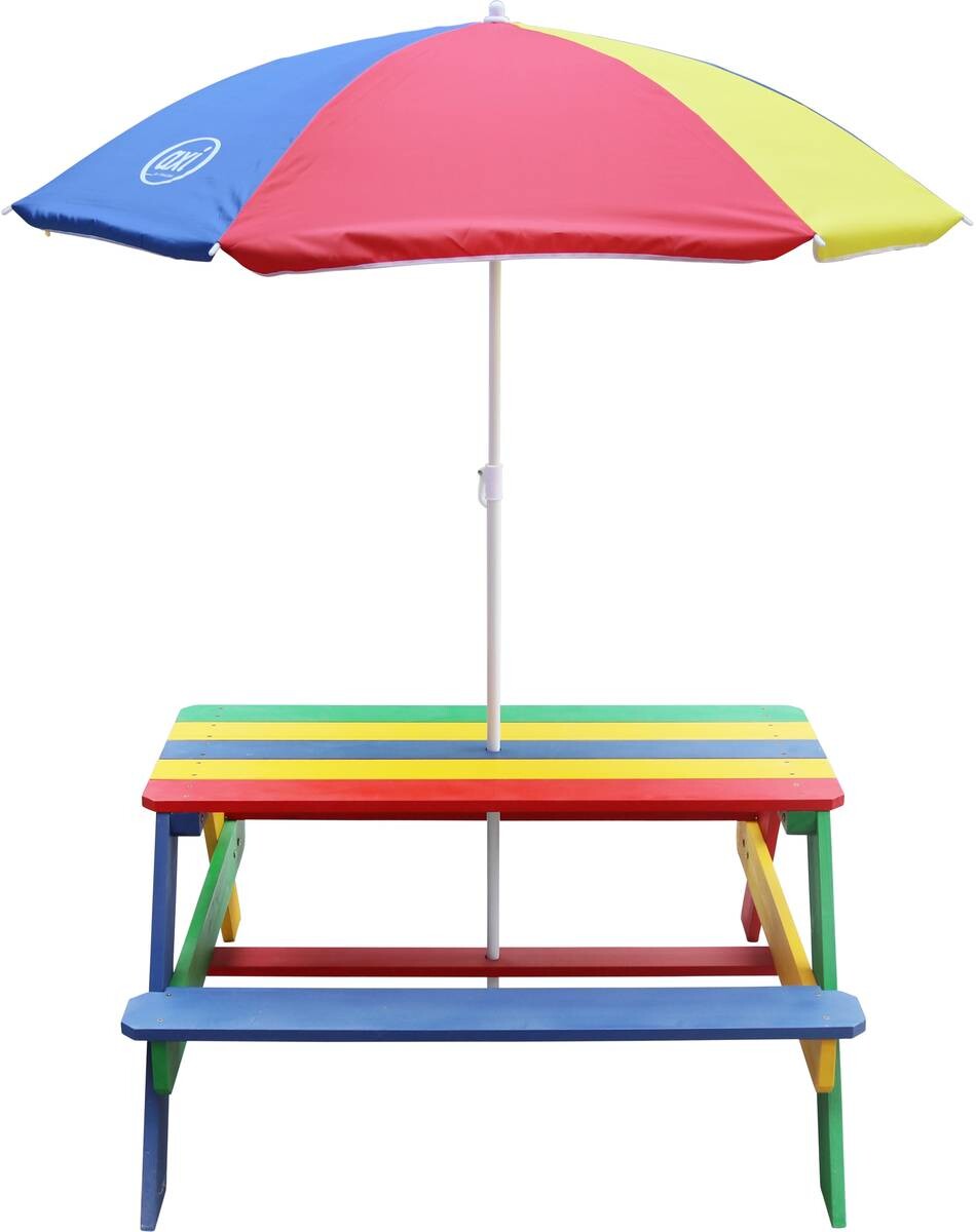 AXI Sonnenschirm regenbogen Kunststoff H/T: ca. 175x125 cm