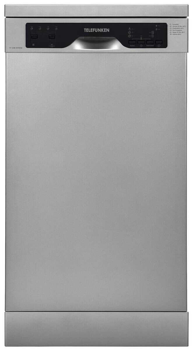 Telefunken Geschirrspüler TF-DW-4Y1ESE dark Inox B/H/T: ca. 45x85x60 cm