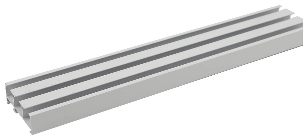 ondeco Gardinenschiene smart weiß Metall L: ca. 210 cm 3.0 Läufe