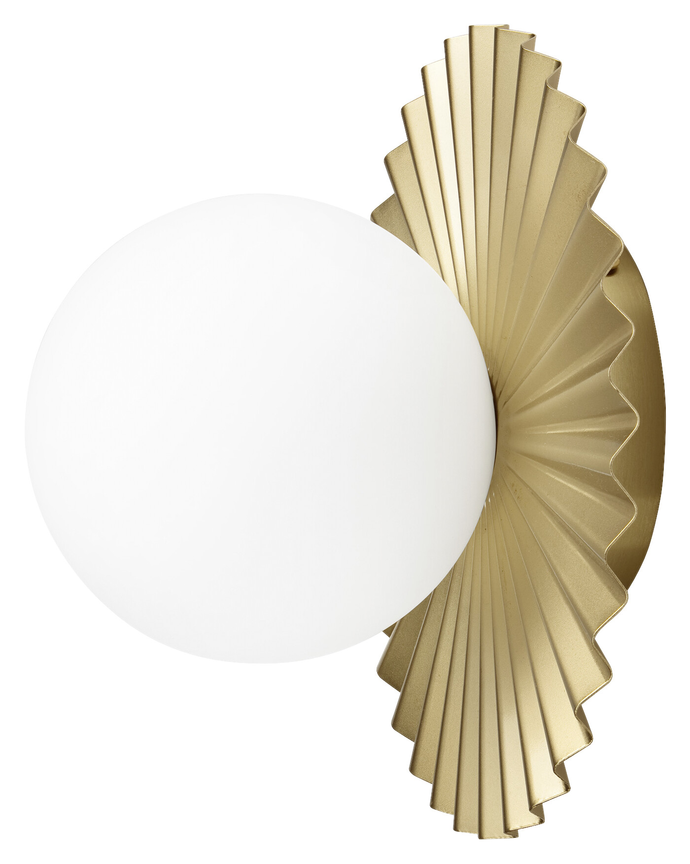 Lamkur Wandleuchte Kupfer Stahl Glas B/H/L: ca. 20x20x20 cm G9 1 Brennstellen