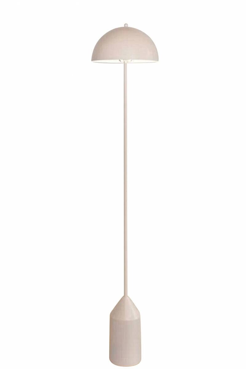 Opviq Stehleuchte weiß Metall B/H/T/L/D: ca. 40x160x40x40x40 cm E27 1 Brennstellen