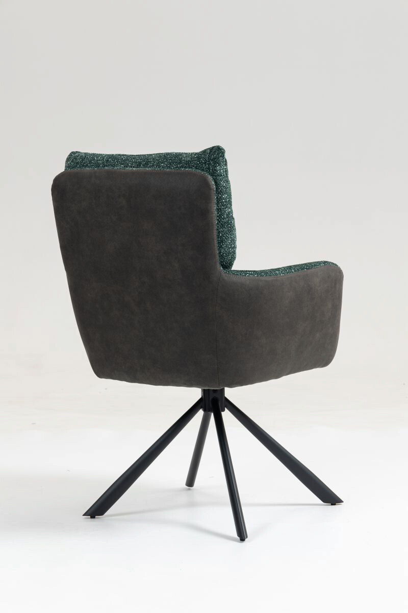 Drehstuhl Lecce grün Microfaser