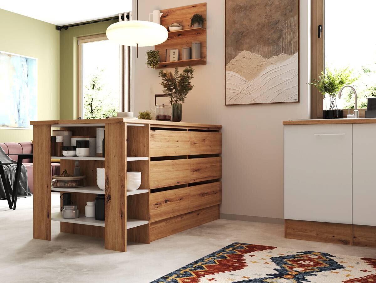 Respekta Winkelküche Hilde weiß matt B/H/T: ca. 310x205x172 cm