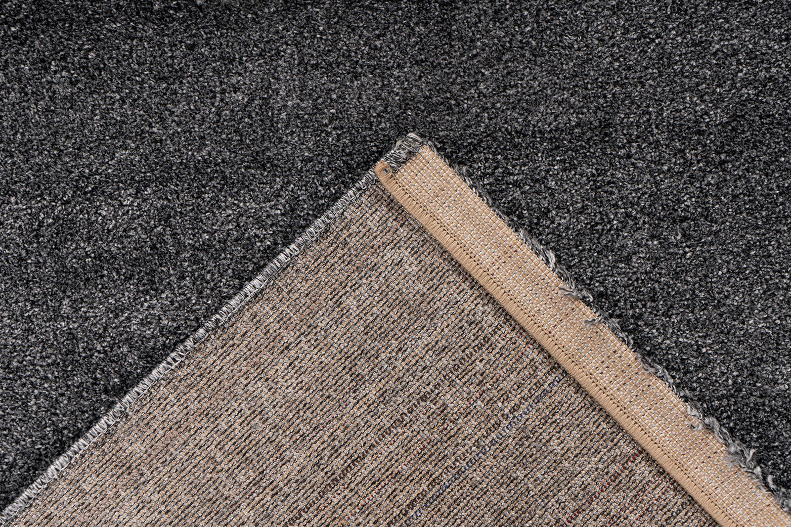 Arte Espina Kurzflorteppich Nila 125 anthrazit B/H/L: ca. 160x2x230 cm