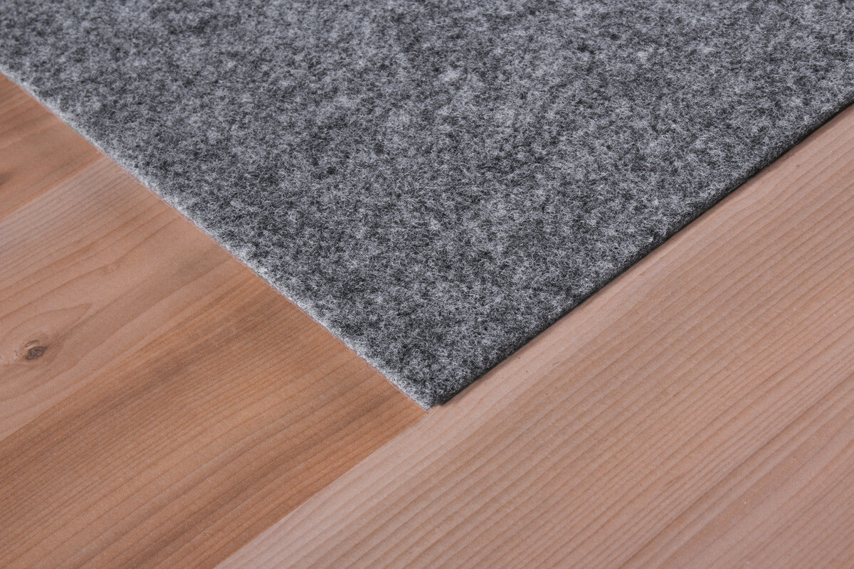 Teppichfliese Filz grau B/L: ca. 40x40 cm pro Stück