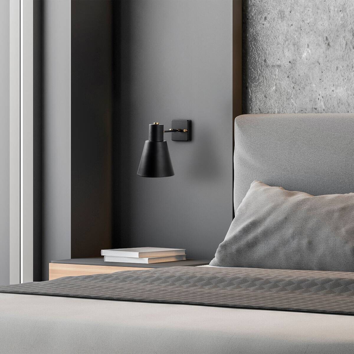 Opviq Wandleuchte schwarz gold Metall B/H/L: ca. 24x21x14 cm E27 1 Brennstellen