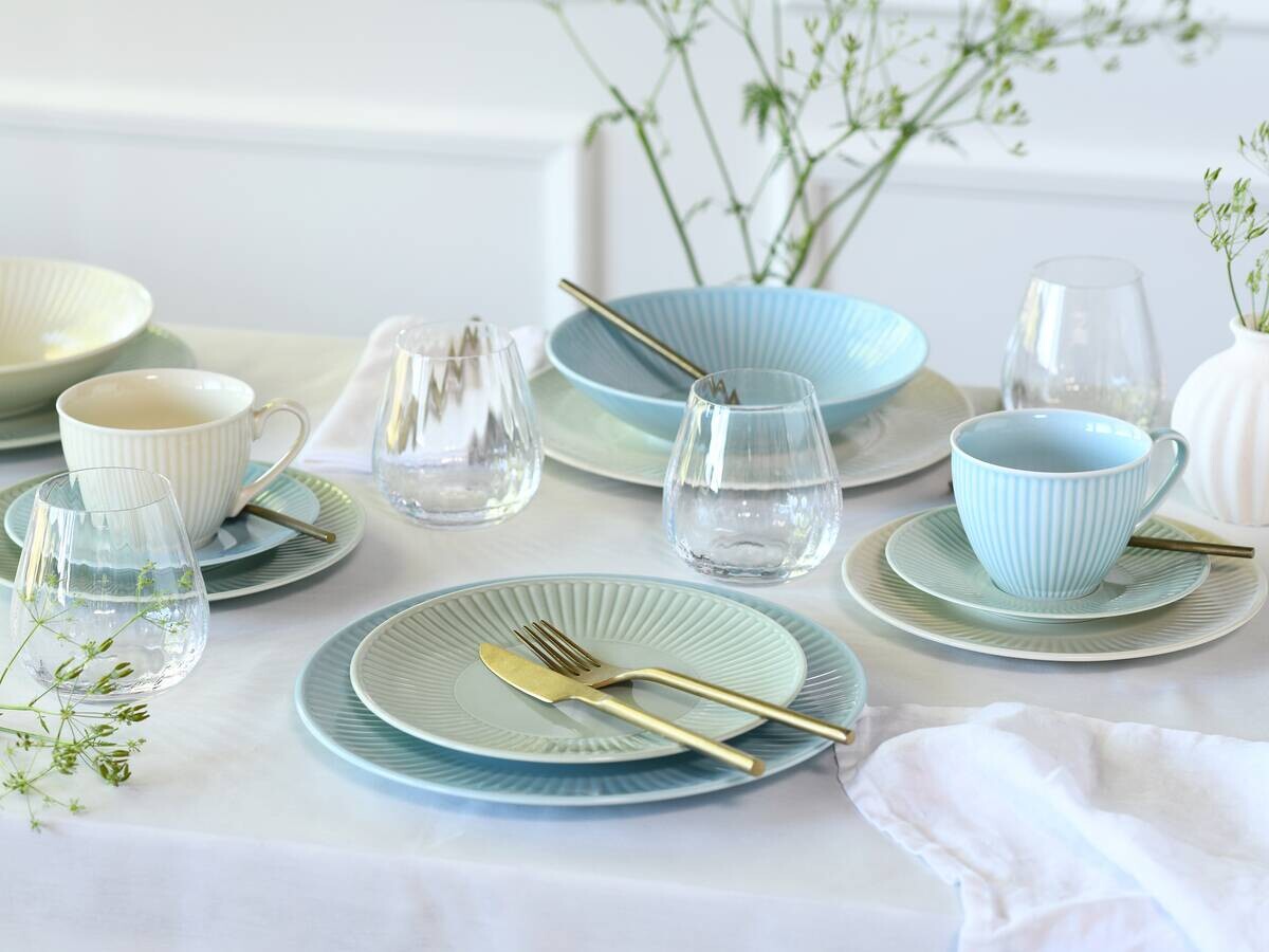 CreaTable Tafelservice Valencia bunt Porzellan 18 tlg.