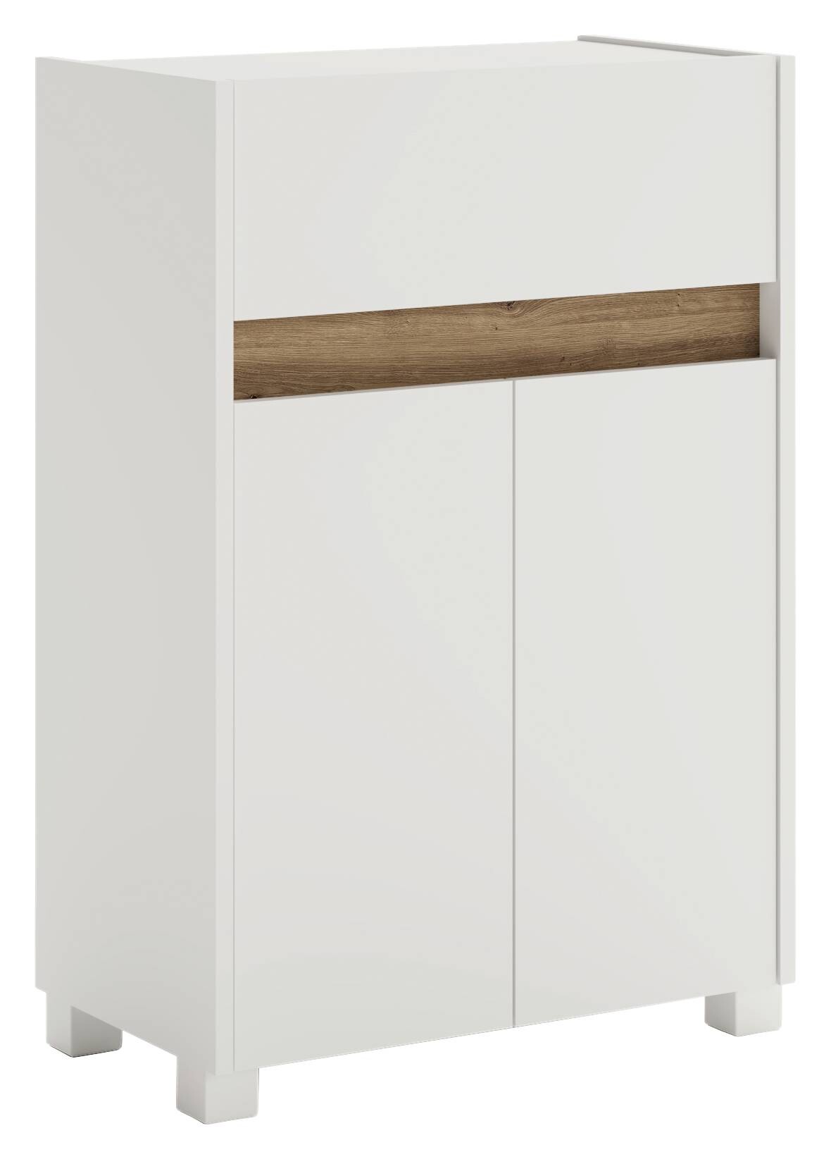 Unterschrank Cosmo perlweiß B/H/T: ca. 56,9x84,8x33 cm Unterschrank Cosmo perlweiß B/H/T: ca. 56,9x84,8x33 cm