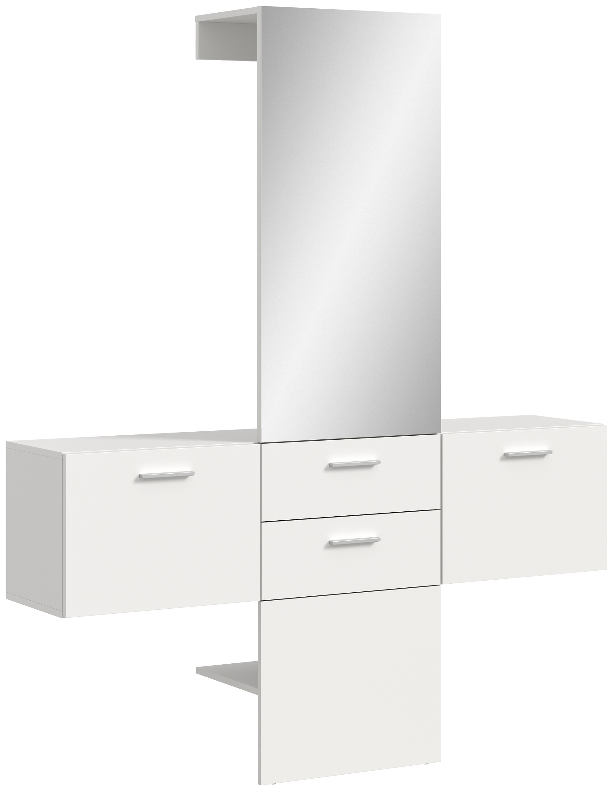 Garderobe VAGA weiß B/H/T: ca. 156x190x36 cm