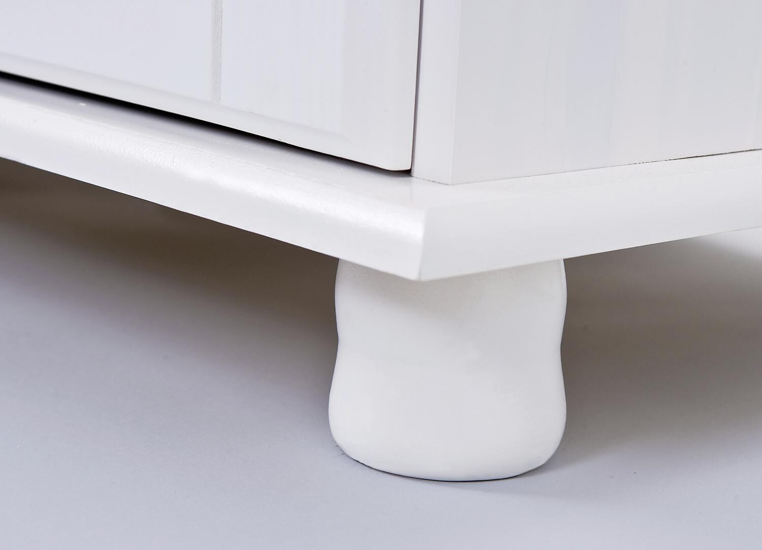 Vitrine Valencia weiß lackiert Kiefer B/H/T: ca. 88x198x43 cm