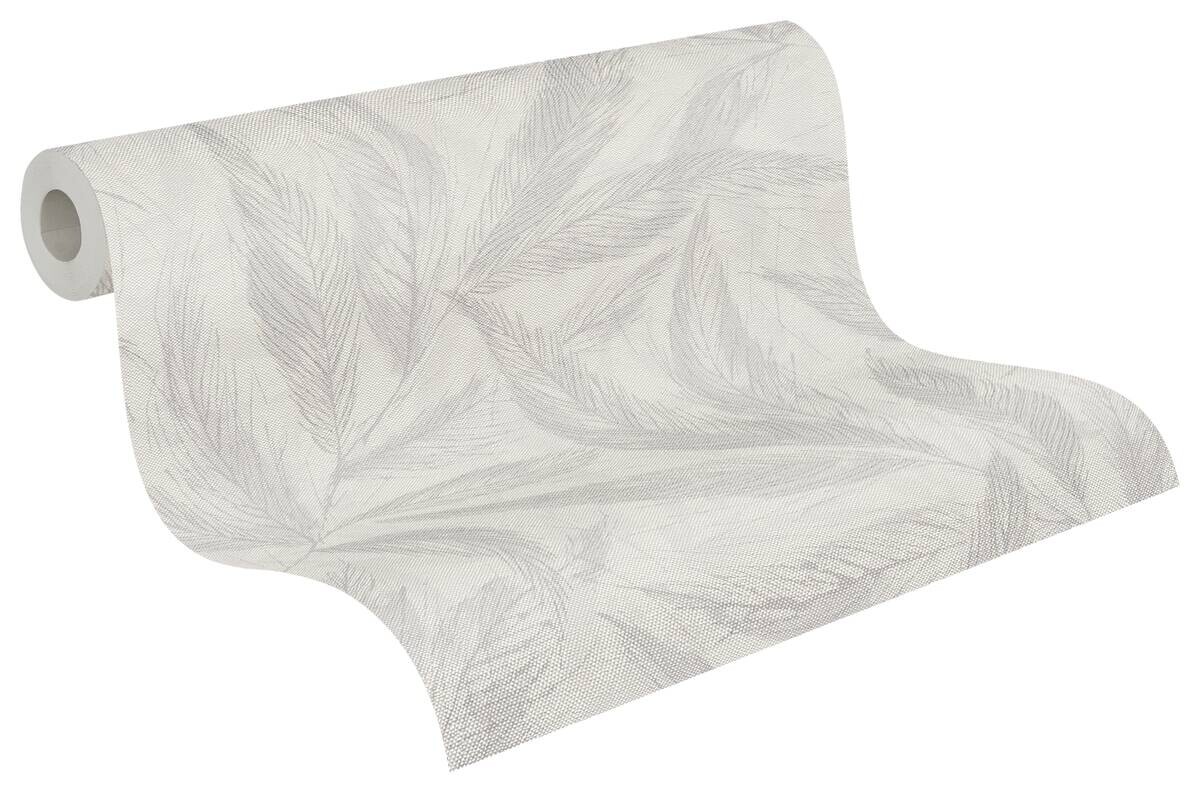 A.S.Creation Vliestapete grau beige weiß B/H/D: ca. 53x1005x9,3 cm