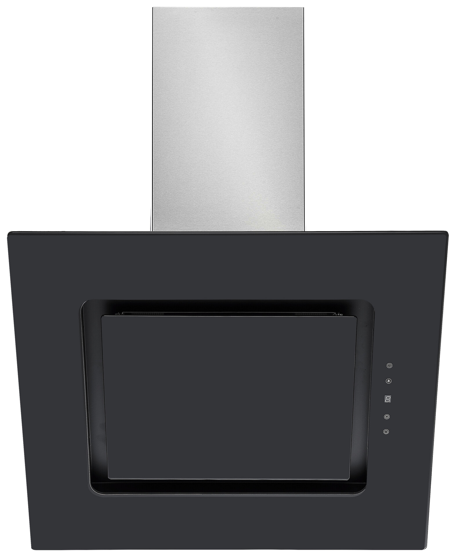 Respekta Dunstabzugshaube CH99040-60S schwarz Glas Edelstahl B/H/T: ca. 59,5x45,5x42,3 cm