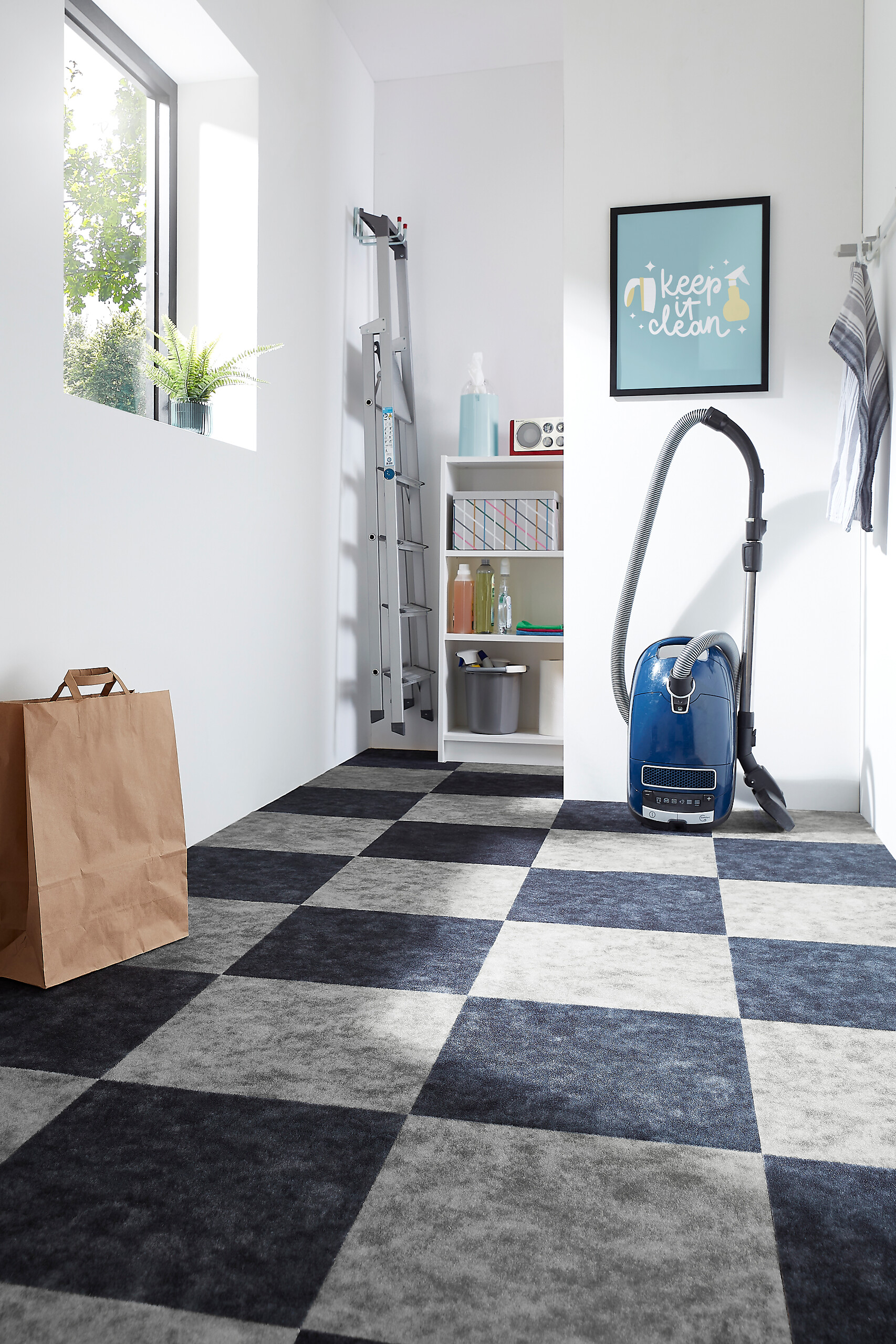 Teppichfliese Comar beige-grau B/L: ca. 40x40 cm pro Stück Teppichfliese Comar beige-grau B/L: ca. 40x40 cm pro Stück