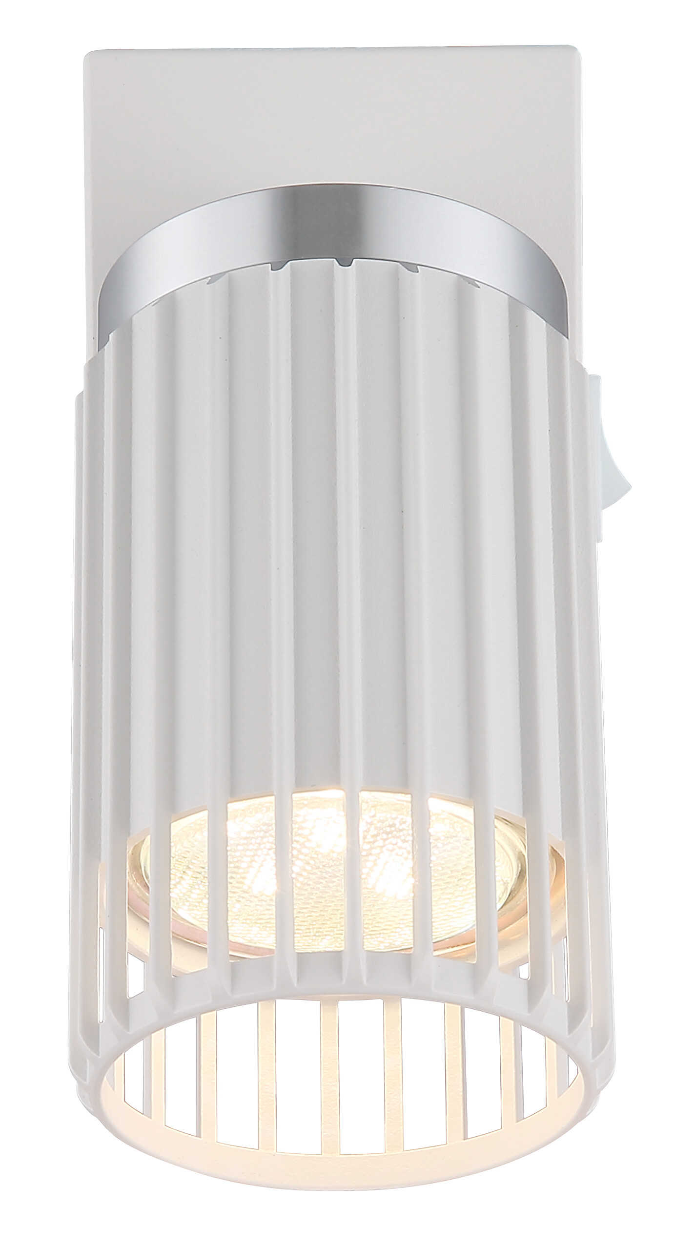 GLOBO Strahler weiß Metall Aluminium B/H: ca. 7x12 cm GU10 1 Brennstellen