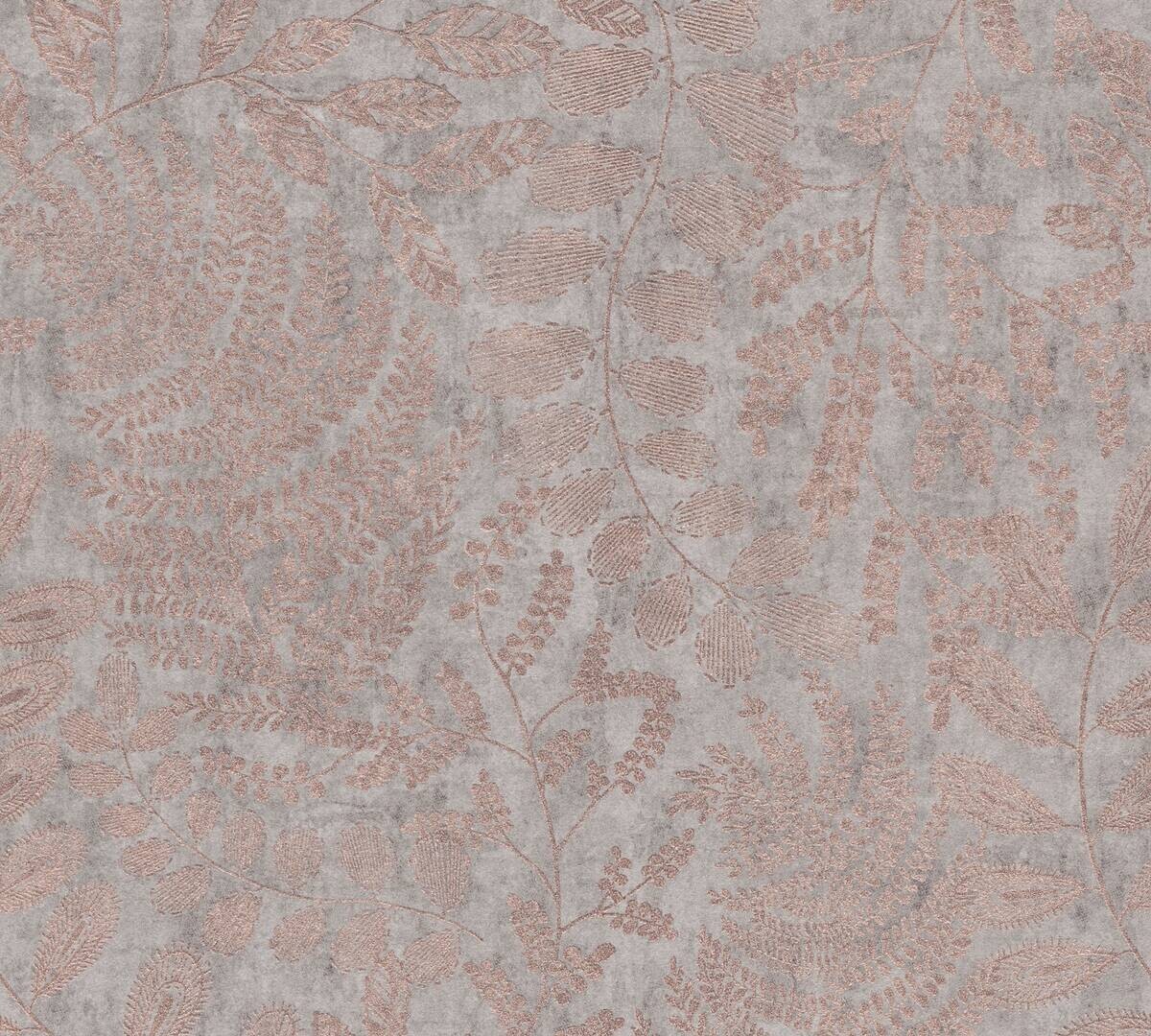 A.S.Creation Vliestapete grau rosa gold B/H/D: ca. 53x1005x8,3 cm