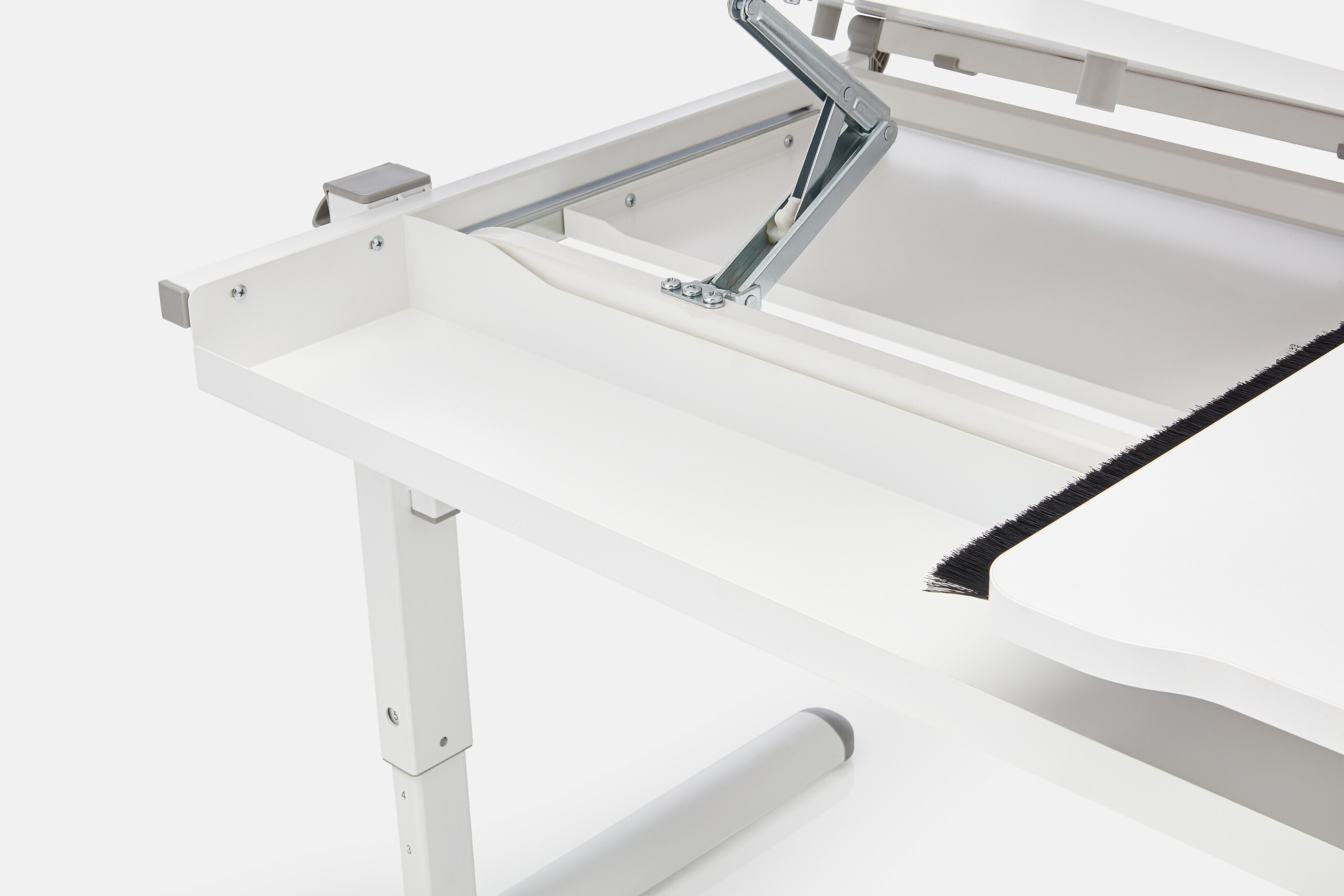 Kinderschreibtisch weiß B/H/T: ca. 110x54x72 cm